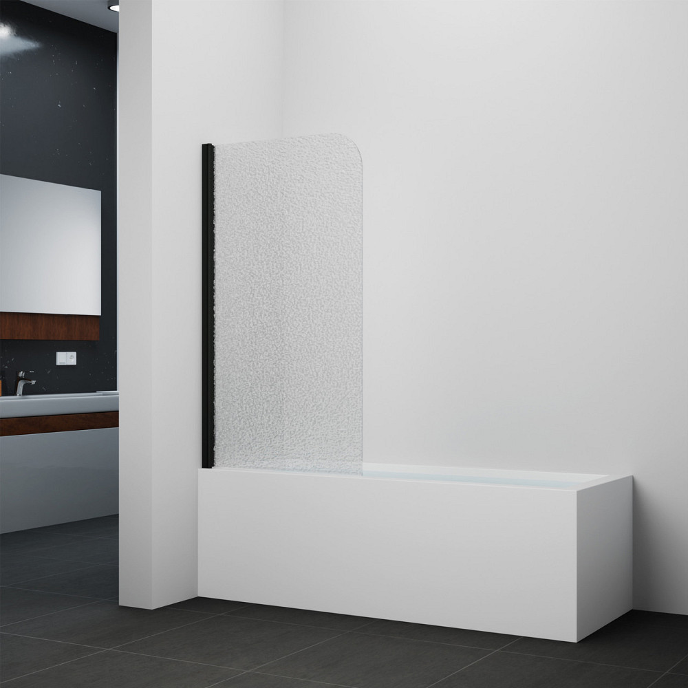 Штора на ванну Qtap Standard BLM407513APL скло Pear 6 мм, 75х140 см, ліва Київ - фото 12