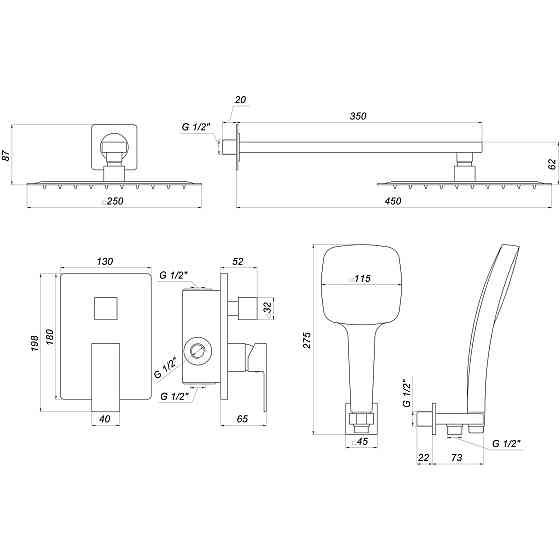 Душова система Globus Lux GLM-205-SMART Тернопіль