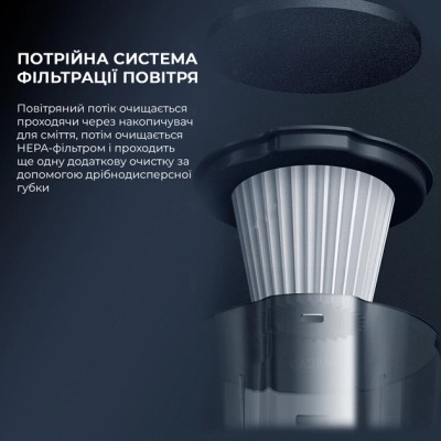 Пилосос Xiaomi Deerma DX115C (DX115C) Вінниця - фото 3