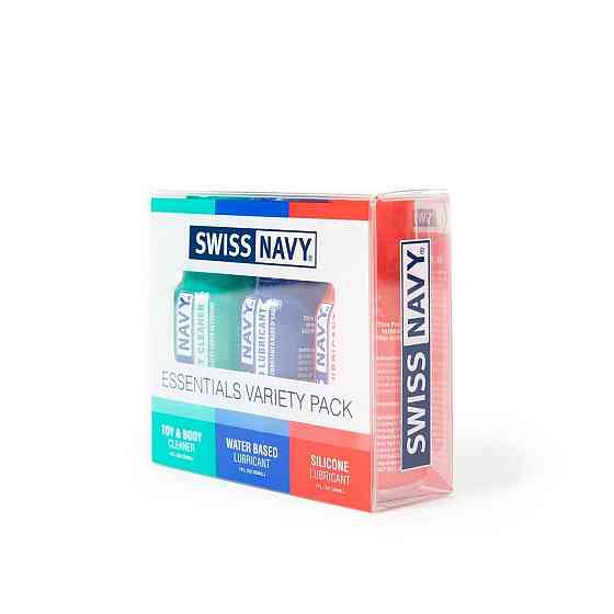 Набор Swiss Navy Essentials Variety Pack 3 х 30 мл (срок 21.01.2027) Sex Aura Киев