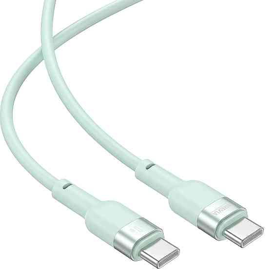 Кабель Brevia Type-C to Type-C 60W 1,2м м'ятний ZIP (52120MCCZ1) Львів