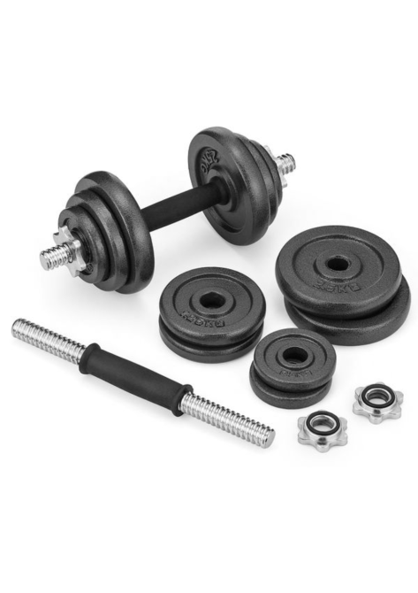 Набір гантелі в кейсі Gymtek чавунні 2х10кг Киев - изображение 3