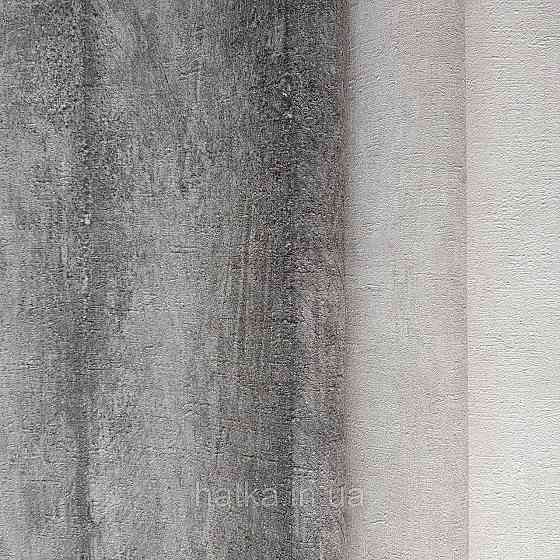 Шпалери вінілові на флізелін Rasch Factory 0.53х10,05 лофт смуги розмиті під бетон чорні 429442 Київ