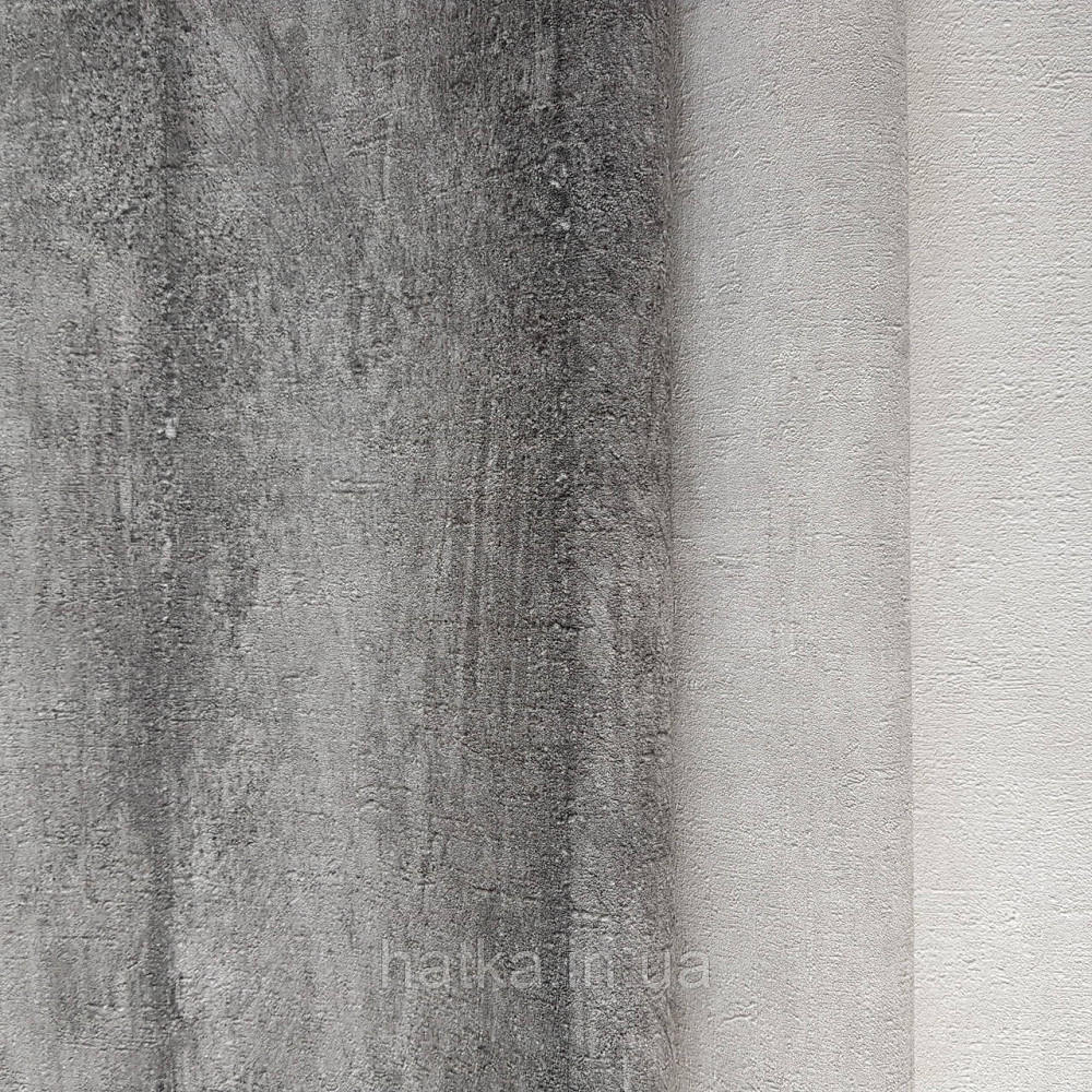 Шпалери вінілові на флізелін Rasch Factory 0.53х10,05 лофт смуги розмиті під бетон чорні 429442 Київ - фото 2