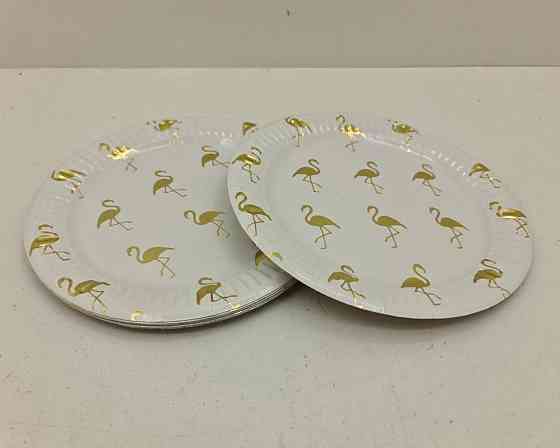 Тарелки бумажные одноразовые детские 