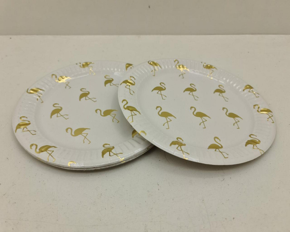 Тарелки бумажные одноразовые детские 