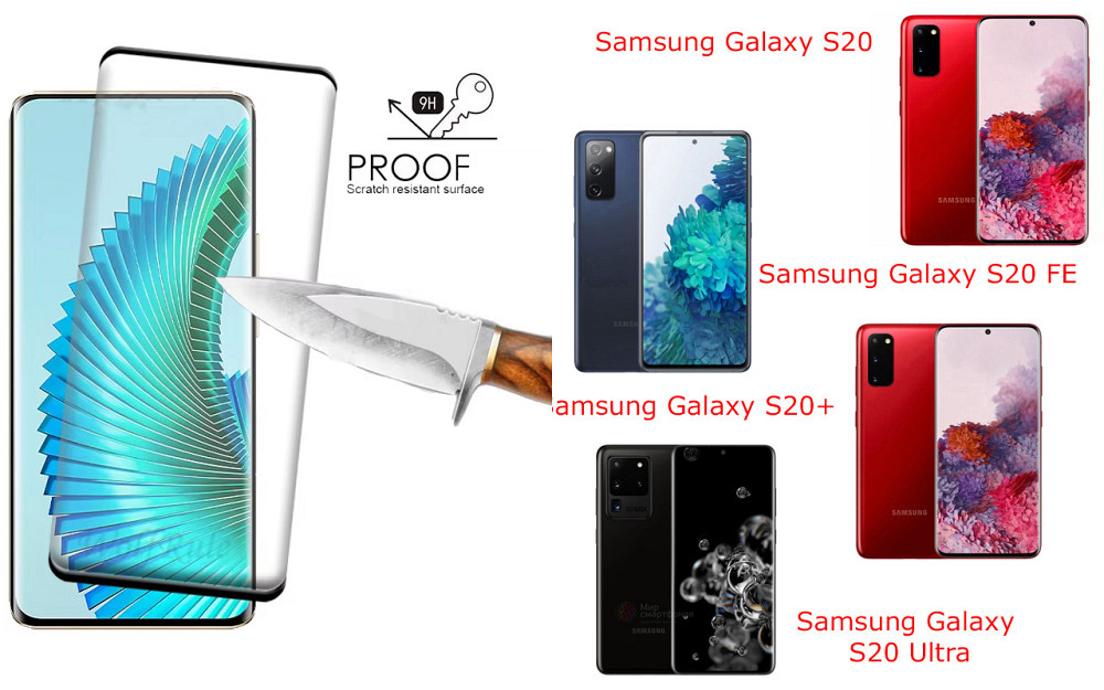Захисне скло HyperGlass Pro для Samsung Galaxy S20, S20 FE, S20+, S20 Ultra – максимальна чутливість та захист Київ - фото 1
