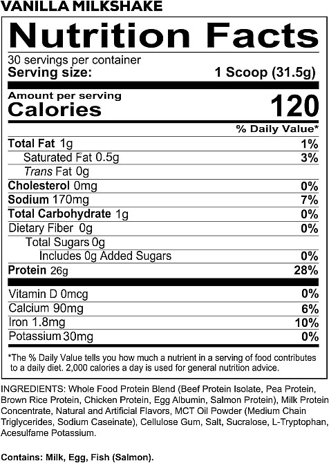 Протеїн Redcon1 MRE Lite 945 г, Vanilla Milkshake Луцьк - фото 2