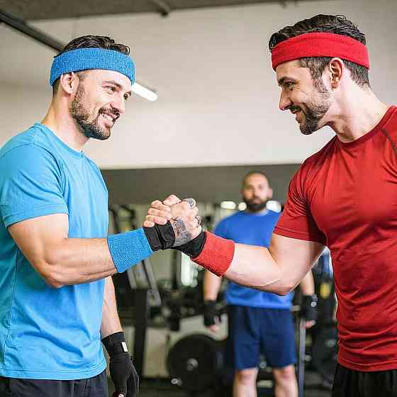 Комплект повязок Yolev 519865_FLz1uZF7 Чорний/неоново-зелений Спортивна пов'язка на голову + 2 напульсники Киев