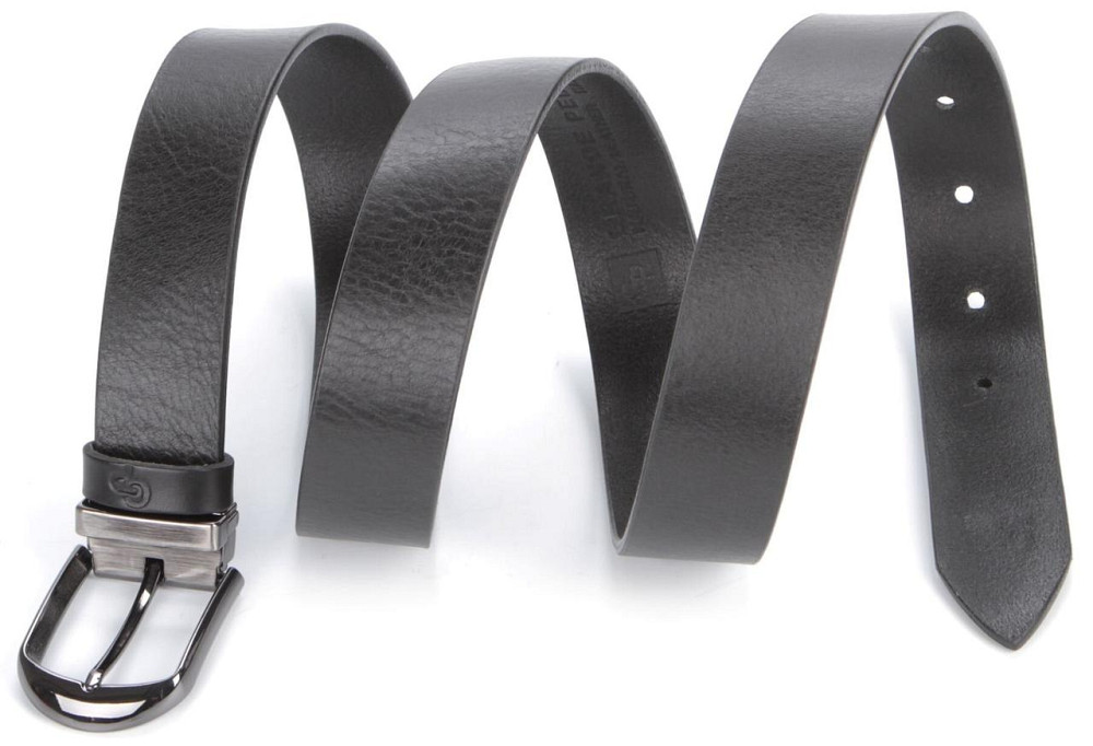 Ремінь чоловічий GRANDE PELLE 00870 шкіряний Чорний Київ - фото 3