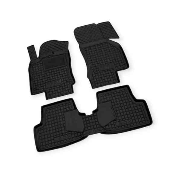 Килимки Сеат leon 2012-2020 (5 дв.) борт 2,5 см, з перемичкою салону Мукачево