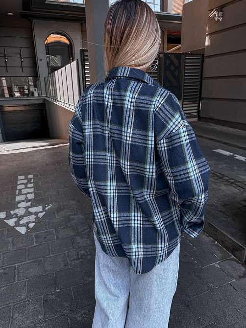 Жіноча сорочка в клітинку ( з накатом) Одеса - фото 3