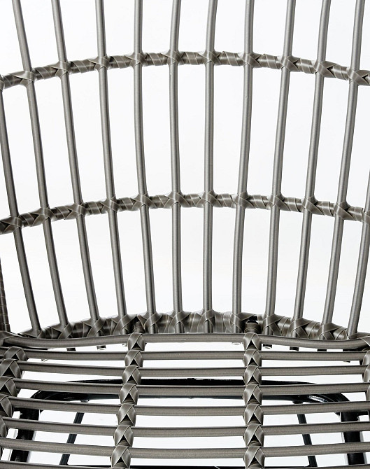 Садове крісло Jam Ротанг Сіро-чорний Київ - фото 10