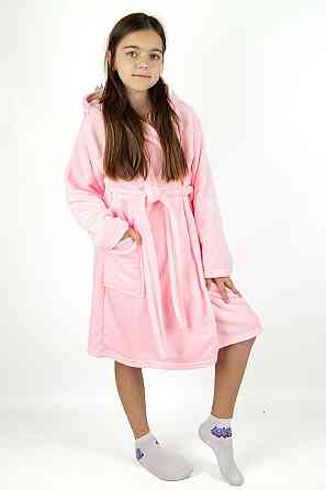 Халат детский, велсофт, Ангел розовый Киев