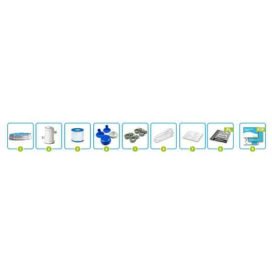 Басейн каркасний 3в1 INTEX 26702, 305 x 76 см Київ