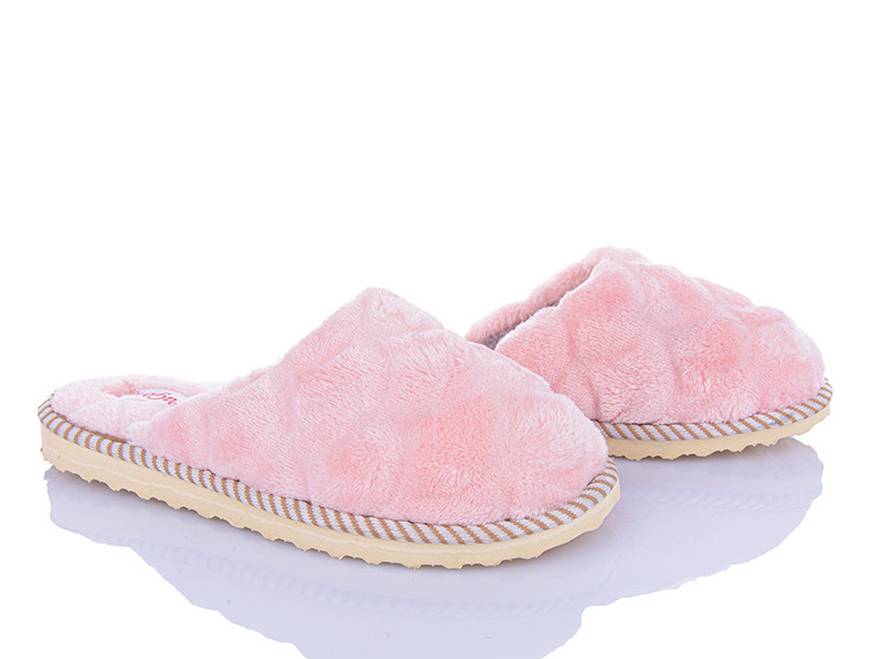 Хатні капці жіночі кімнатні PaGo "Ніжність" Пудра Одеса - фото 2