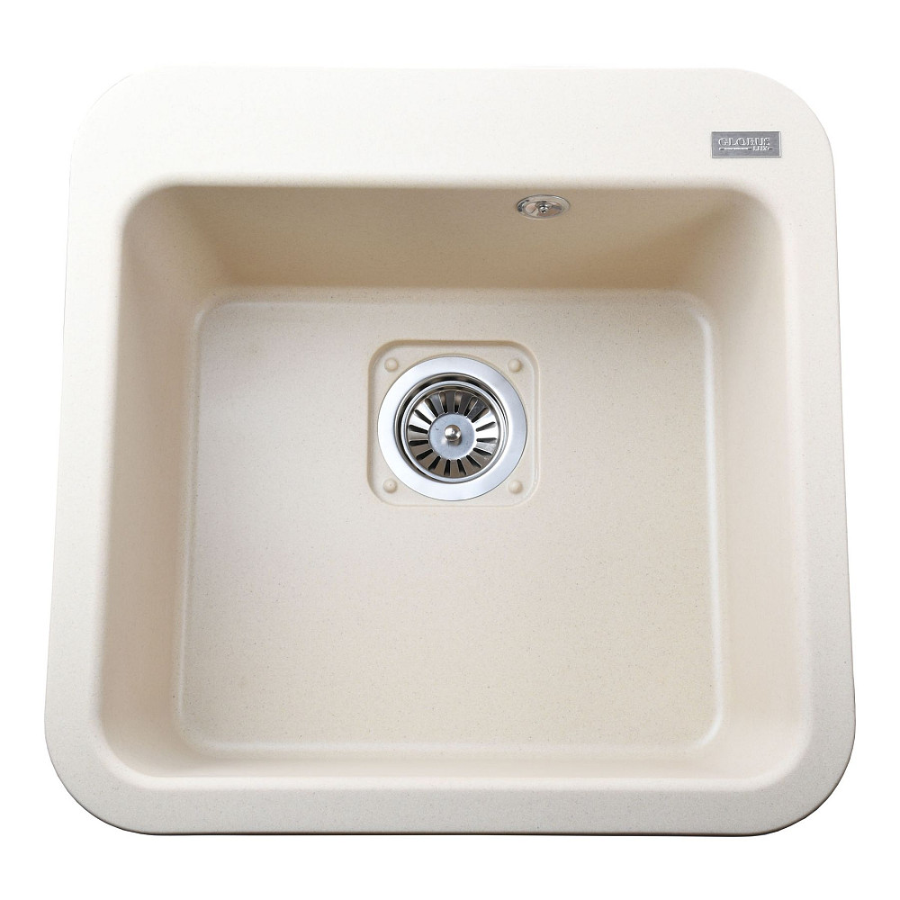 Гранітна мийка Globus Lux BARBORA слонова кiстка 510х510мм Тернополь - изображение 6