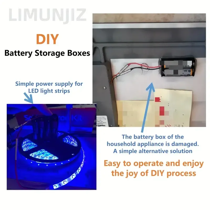 Бокс для батареек 4×AAA с проводами для Arduino и DIY Киев - изображение 9