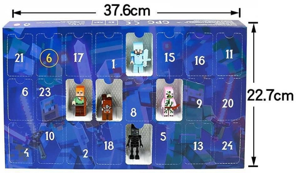Новорічний адвент-календар Лего Майнкрафт на 24 вікна. Київ - фото 4