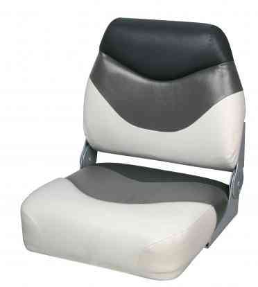 Сиденье Для Катера Лодки Яхты Premium Folding Seat Серо-Черно-Белое Днепр