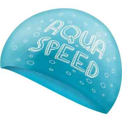 Шапка для плавания Aqua Speed Kiddie 142-Octopus 7216 блакитний Діт OSFM (5908217672162) Винница