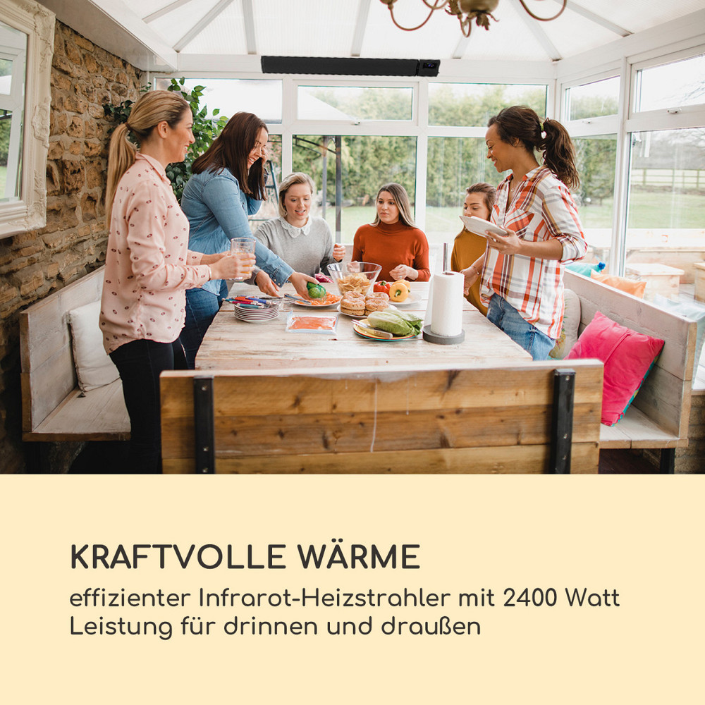 Cosmic Beam Smart 24 Інфрачервоний нагрівач 2400 Вт Керування через застосунок Пульт дистанційного Рівне - фото 3