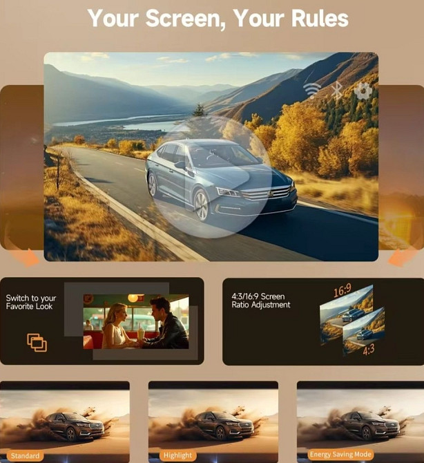 Проектор Magcubic HY310X 4K с Full HD 1080P 420ANSI Android 11. Харків - фото 2