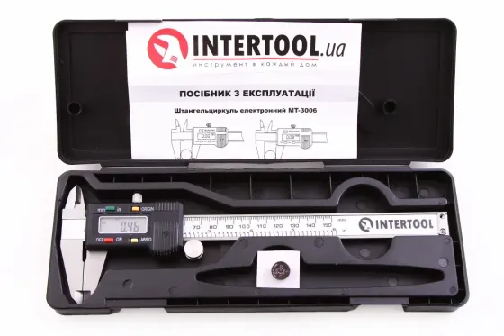 Штанггенциркуль електронний Intertool 150мм у кейсі Вінниця