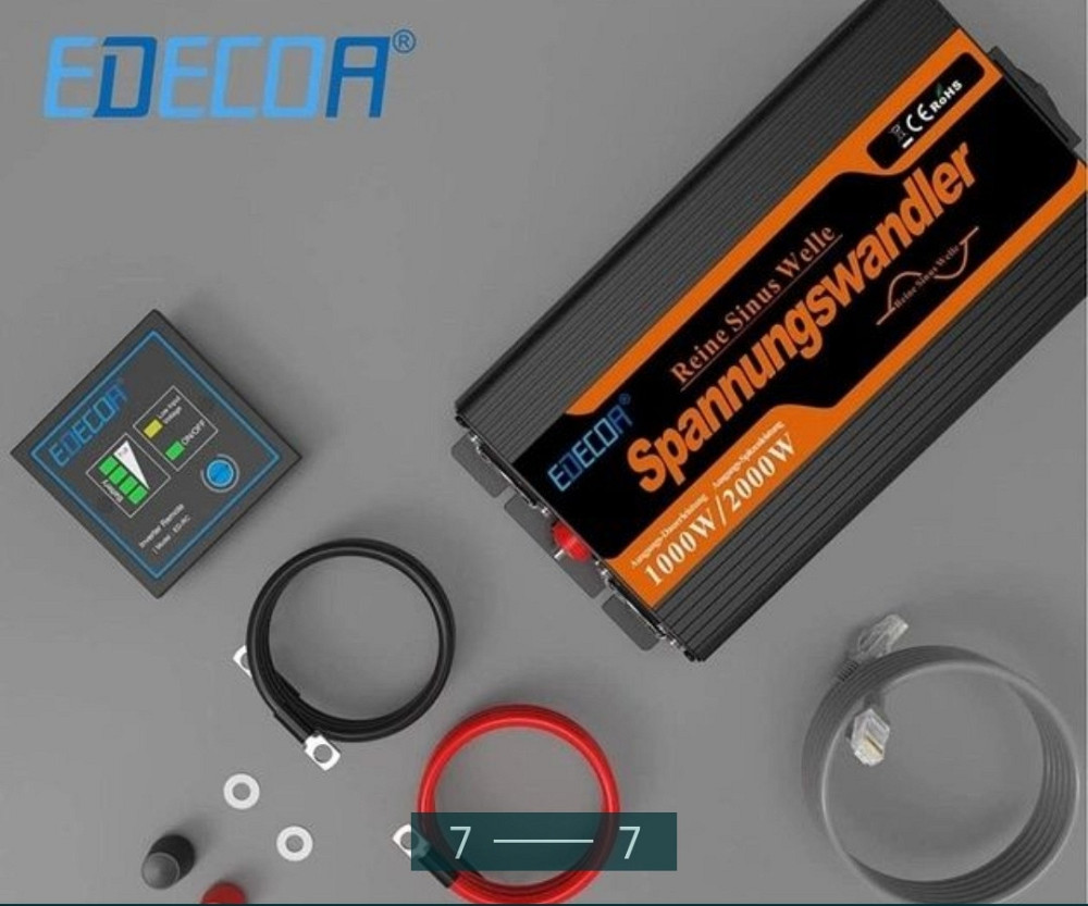 Новый Инвертор: EDECOA 1000W/2000W. Киев - изображение 7