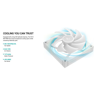 Кулер для корпуса Deepcool FD14 WH Винница - изображение 5