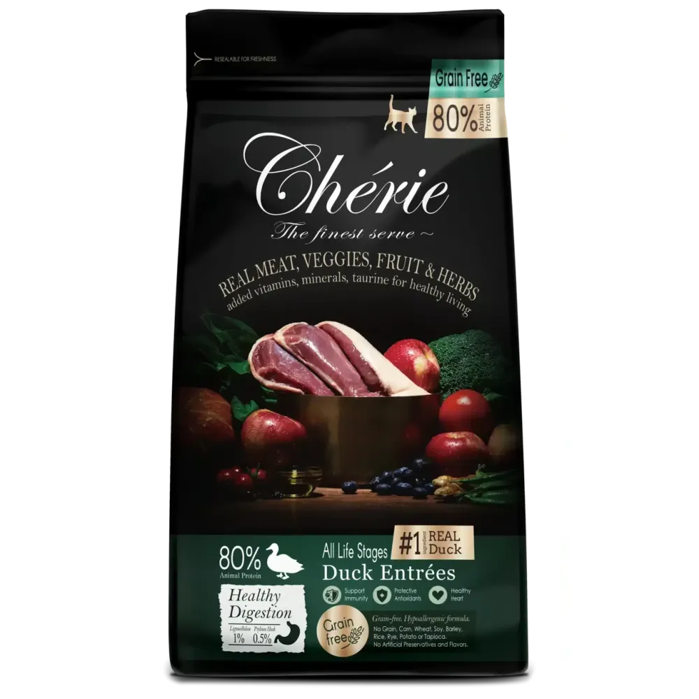 Беззерновий корм Cherie Dry Food Healthy Digestion для котів з качкою здорове травлення 2 кг Вінниця - фото 1
