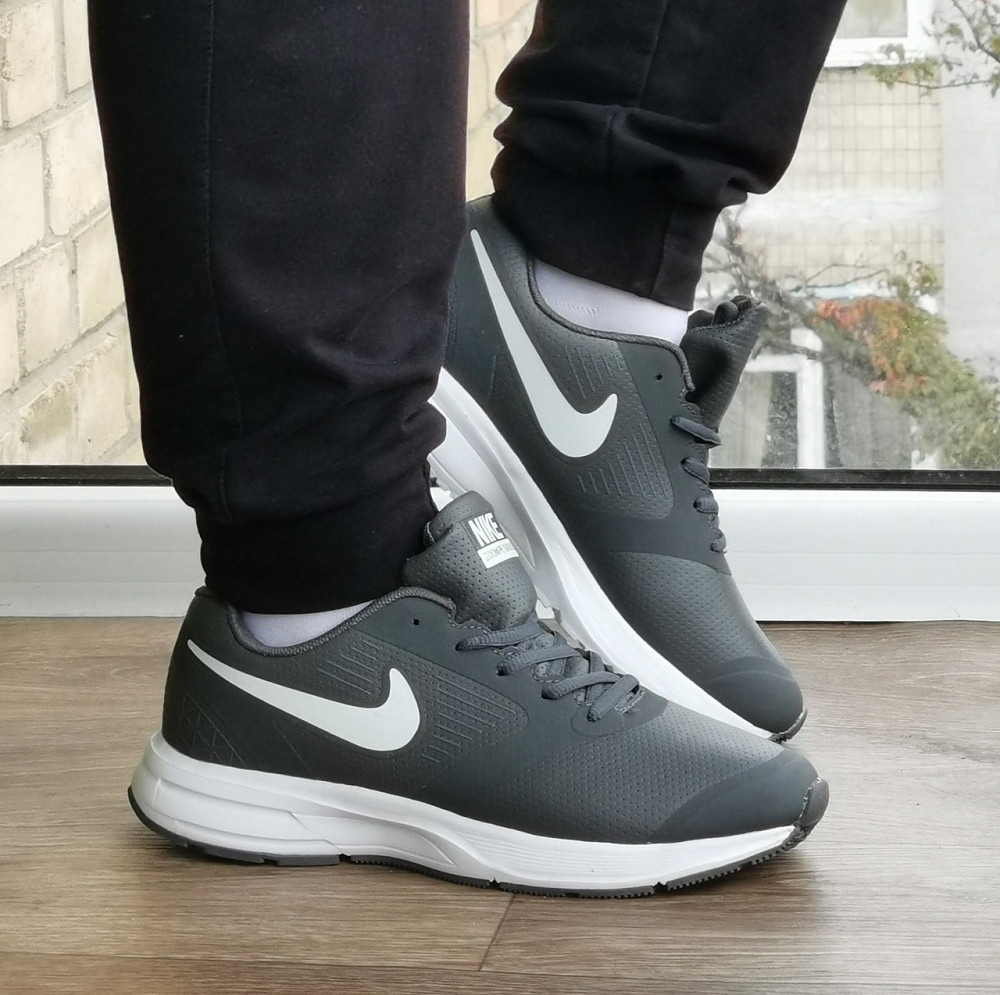 Кроссовки Nike Zoom Running Серые Мужские Найк Для Бега (размеры: 41,42,43,44,45,46) Днепр - изображение 4