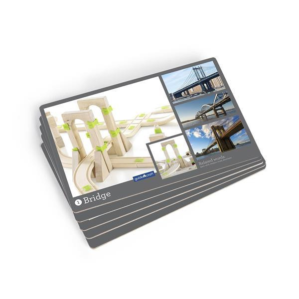 Дерев'яна дорога Guidecraft Block Science Мости світу, 55 деталей (G2100R) Харків - фото 14