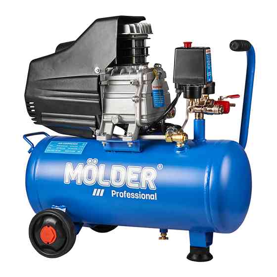 Компресор повітряний Molder з ресивером 24л, 175л/хв, 1100Вт Львів