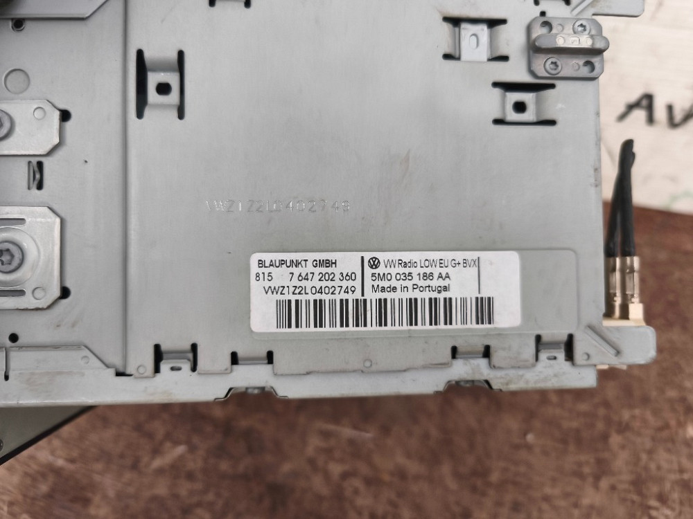 Автомагнітола VW T5 2010-2015 (5M035186AA) Ковель - изображение 4