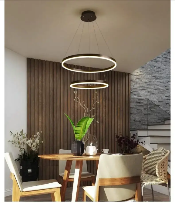 Светодиодная люстра Олимпия PJ812 Coffee 80+100см Винница - изображение 9