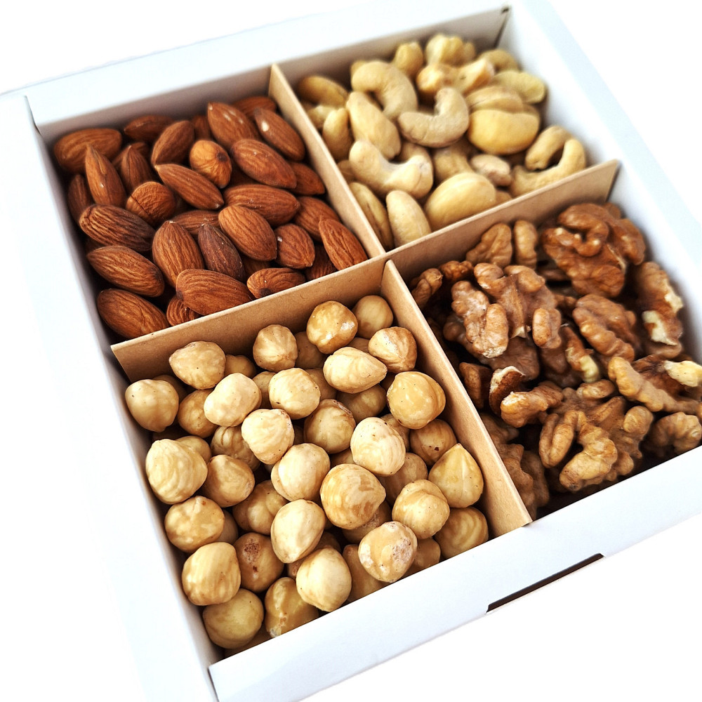 Набір горіхів у подарунковій коробочці 300 грамів. Біла Одеса - фото 4