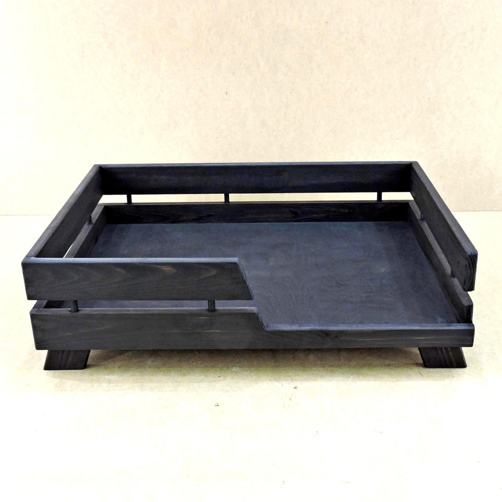 Лежак деревянный для собаки 