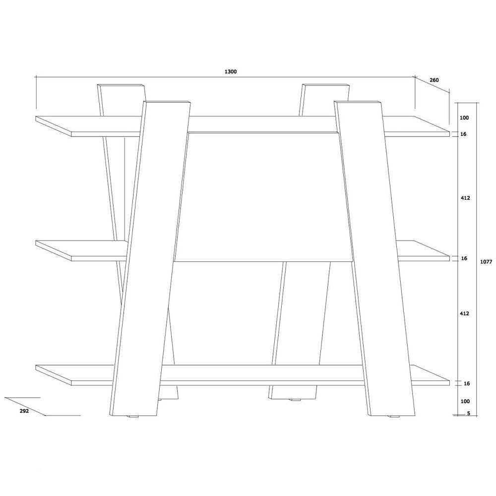 Стелаж кухонний "Еверлі 3" бланже Миколаїв - фото 2
