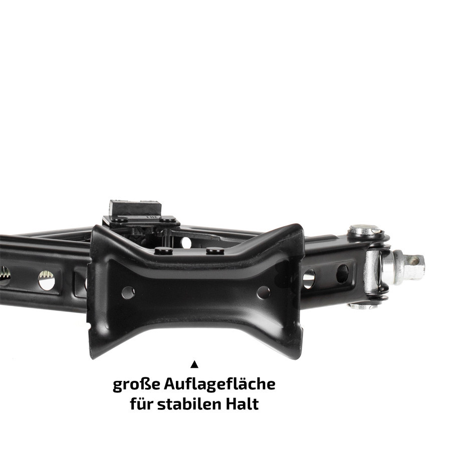 Преміум домкрат гвинтовий (ромб), з ручкою-трещіткою, 1,5т "BlackEdition", Heyner, 347160 Київ - фото 4