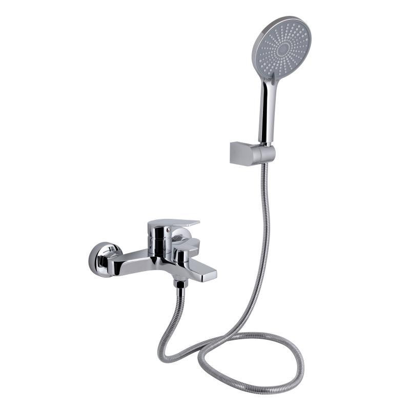 Смеситель для ванны c душевым гарнитуром Qtap Stenava New QTSTE259CRM45537 Chrome Харьков - изображение 1