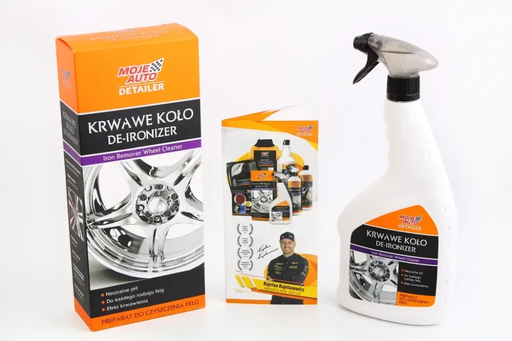 Очиститель колесных дисков  триггер 750мл Moje Auto Detailer с эффектом кровотечения в уп. Винница - изображение 1