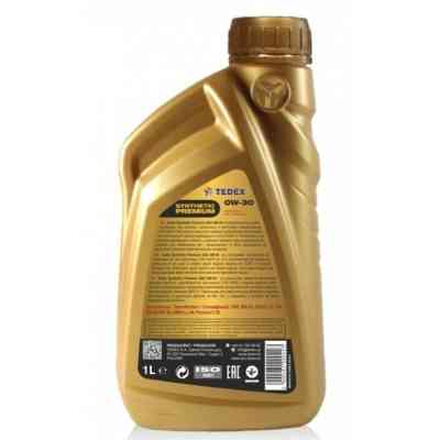 Моторное масло TEDEX SYNTHETIC PREMIUM SM/CF/EC 0W30 1л Винница