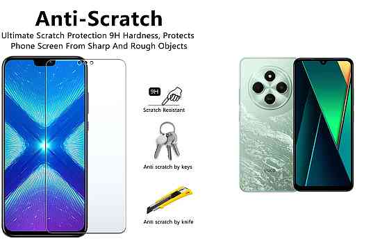 Защитное стекло NeoGlass для Xiaomi Poco C75 – ультрапрозрачное и устойчивое Киев