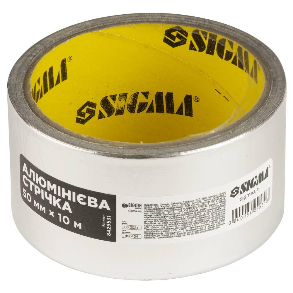 Лента алюминиевая 50мм×10м SIGMA (8429531) Киев - изображение 1