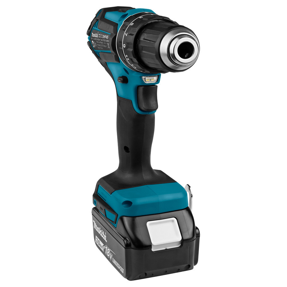 Аккумуляторная ударная дрель-шуруповерт Makita DHP485RFJ 2 акб ВL1830 з/у DC18RC кейс Makpac Коломыя - изображение 6