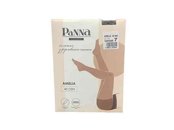 Колготки чорний AMELIA MAXI P1078 40 DEN р.7 ТМ PANNA Київ