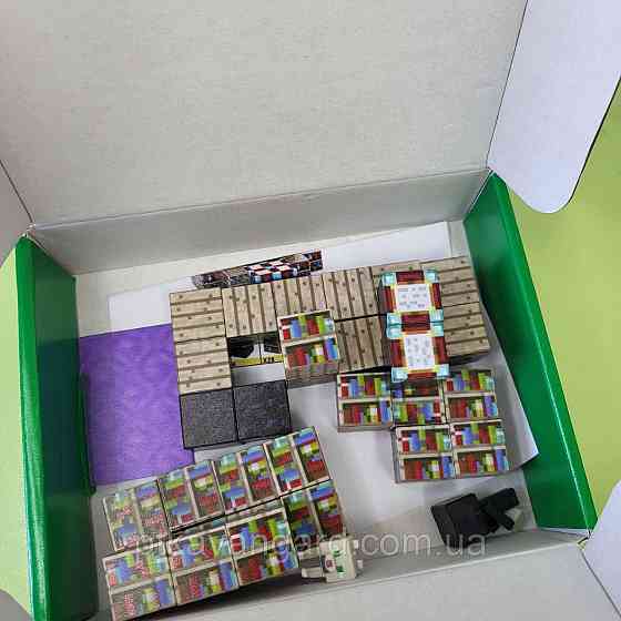 Конструктор магнітний майнкрафт 28 магнітних блока книжковий портал Dream World LZCK 035 Хмельницький