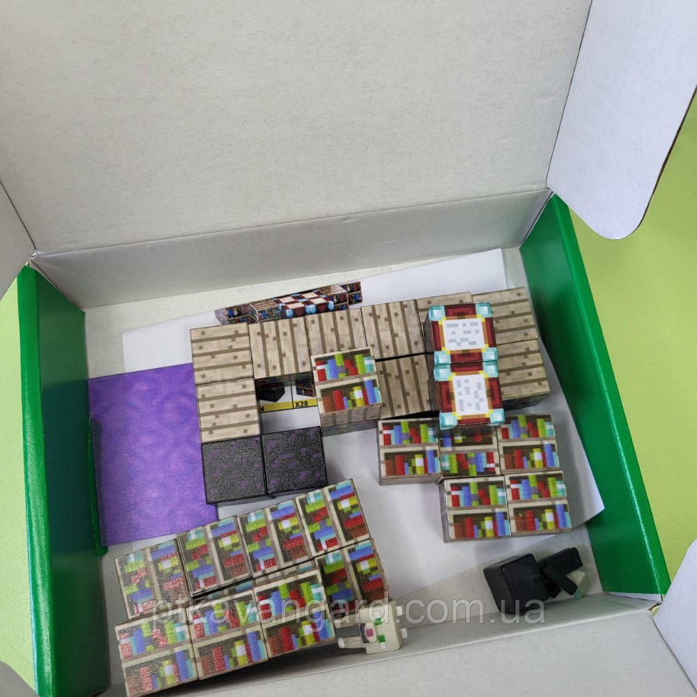 Конструктор магнитный майнкрафт 28 магнитных блока книжный портал Dream World LZCK 035 Хмельницкий - изображение 4