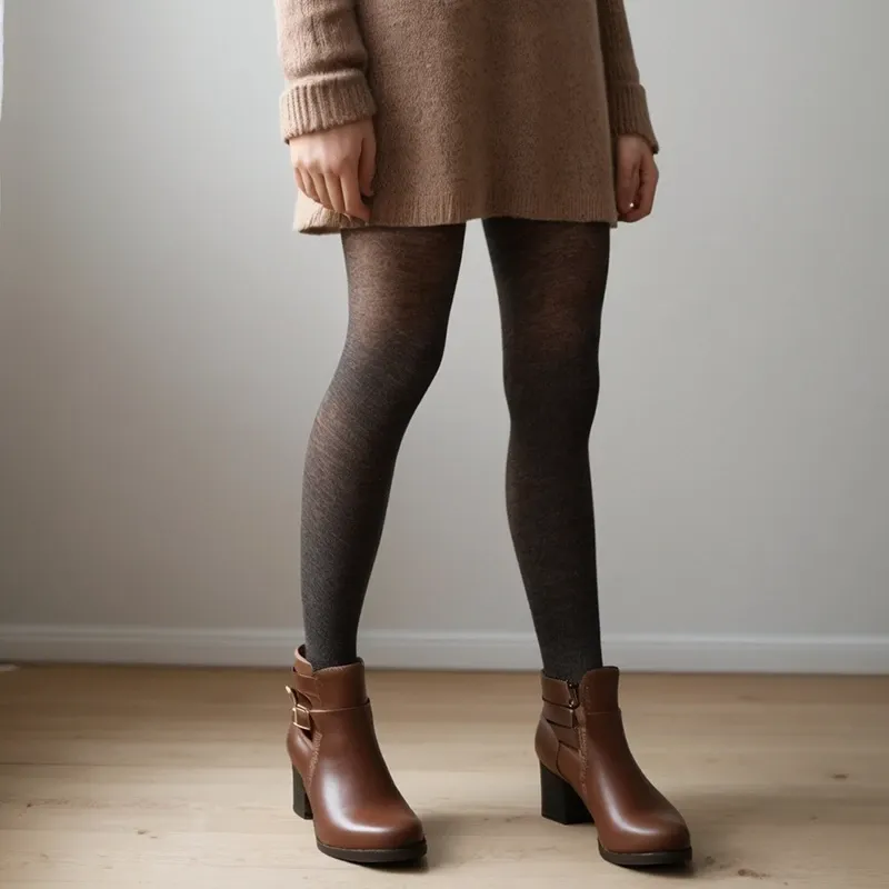 Жіночі термо колготи на хутрі Hot Feet 300D Київ - фото 7